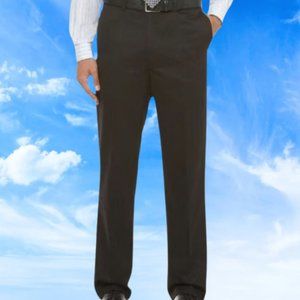 Perry Ellis Portfolio Premium Flex Twill, Black, 40W X 29L